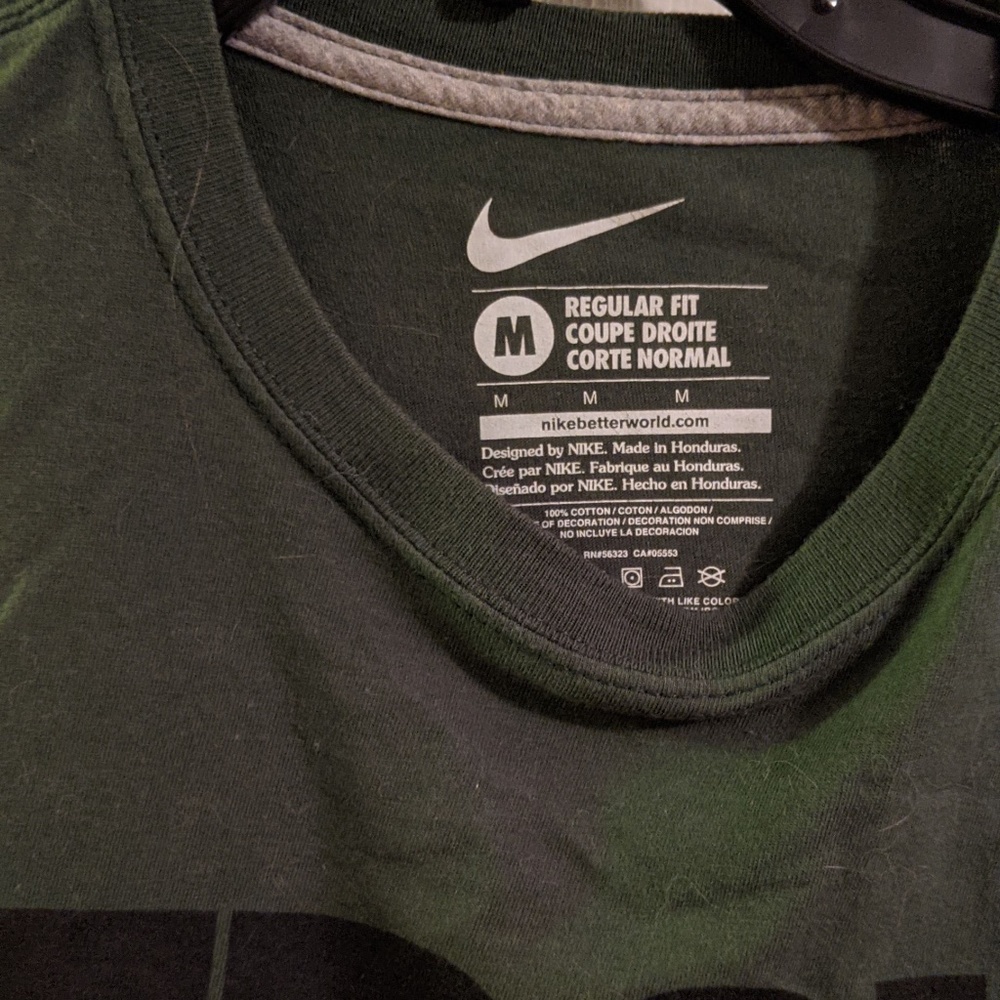 Dark green Nike Tebow knows tshirt